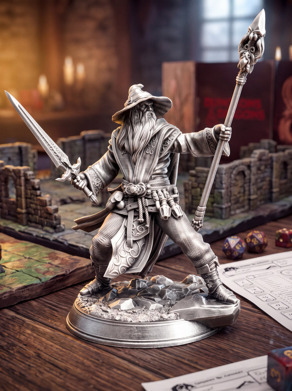 Custom 3D Printed Miniature Figures – D&D, TTRPG Heroes & Fantasy Characters | Personalised Design