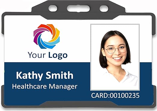 ID Card PVC 86x54 mm Credit Card Size Print Double-Sided HD