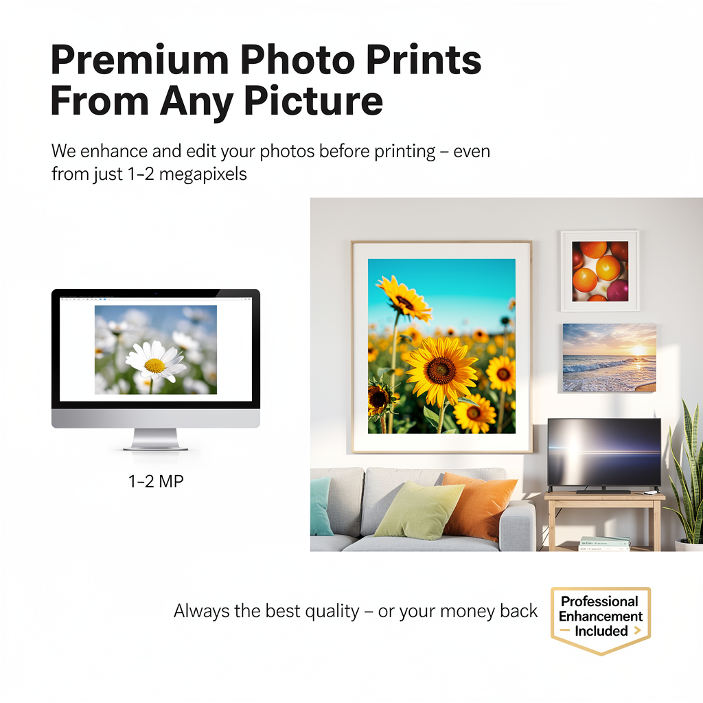 Enhanced Digital Photo - Improved Resolution and Quality Print