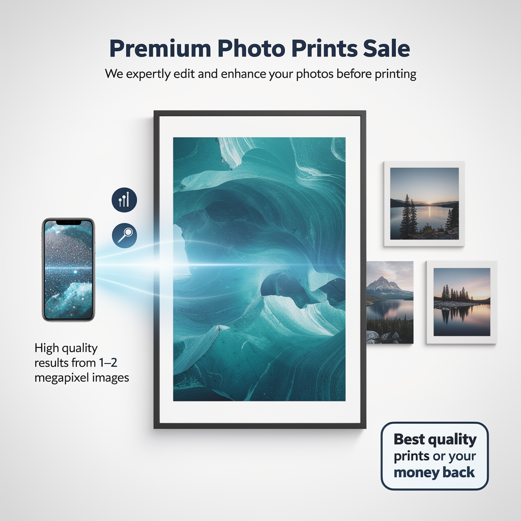 Enhanced Digital Photo - Improved Resolution and Quality Print