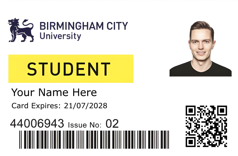 Personalised ID Cards - United Kingdom ID card / ResidentCard / UK DIsability Card / Student ID Card