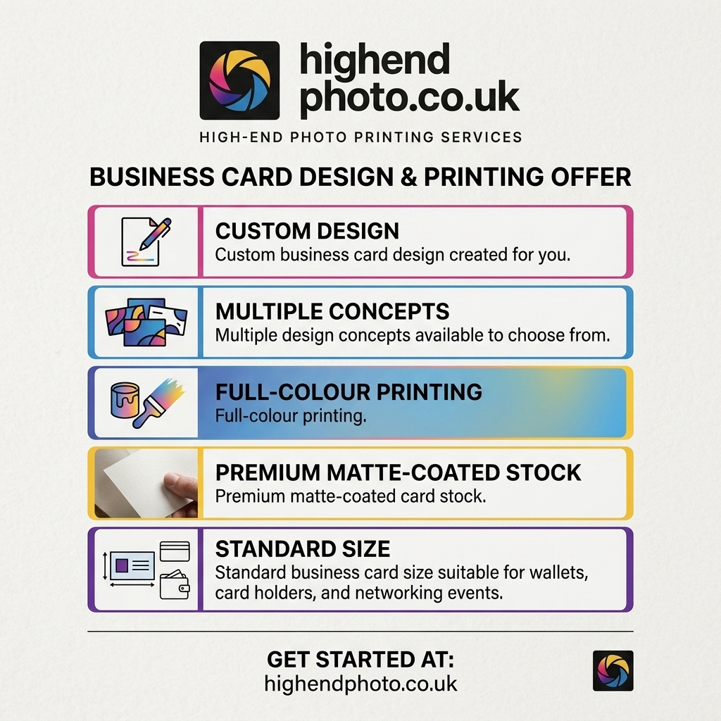 Professional Business Cards with Custom Design 350g Double-sided