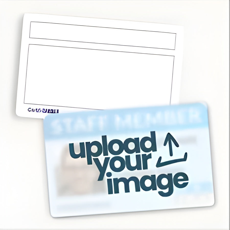 ID Card PVC 86x54 mm Credit Card Size Print Double-Sided HD