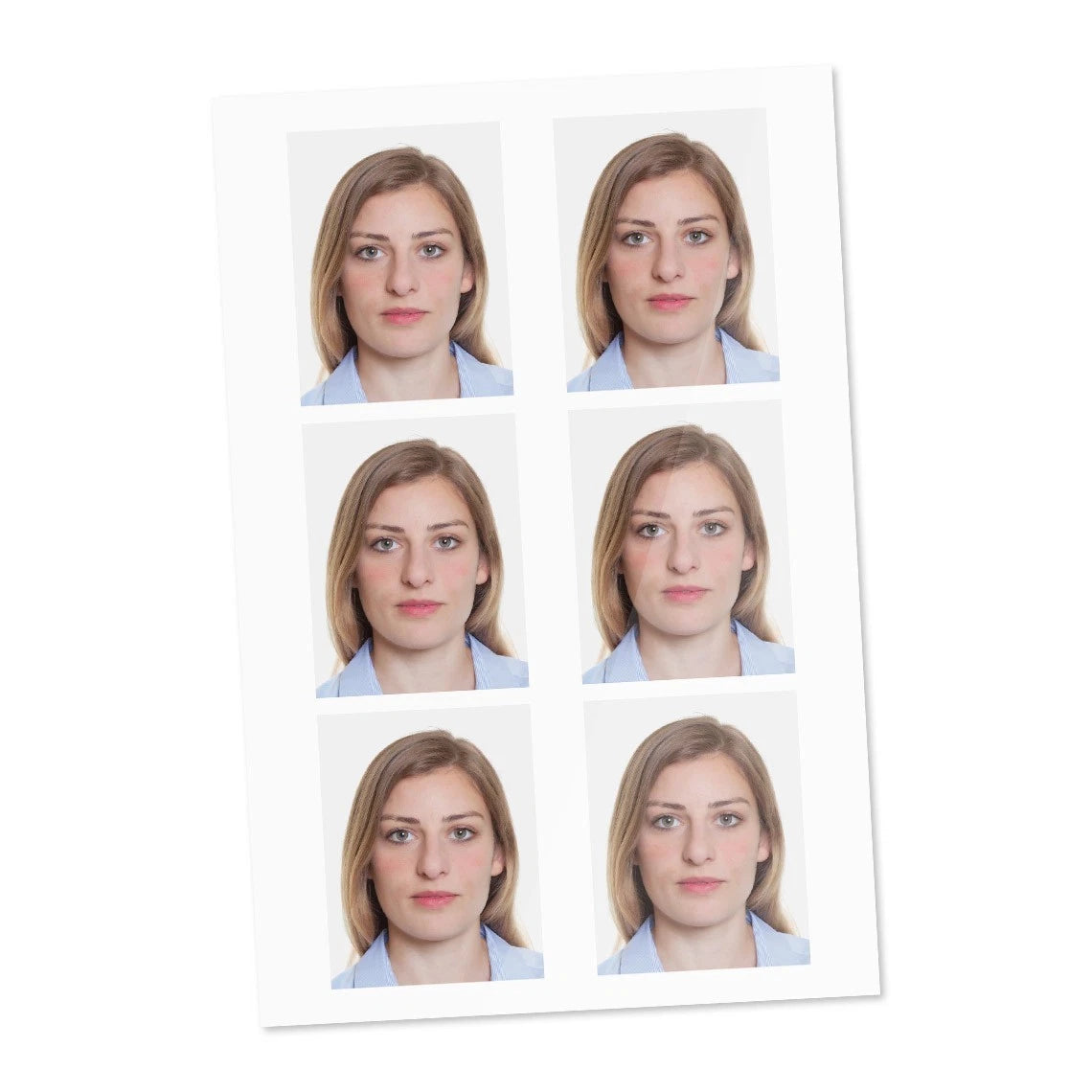 ID / Passport Photo Visa Driver's License Photo Prints Glossy 35x45mm